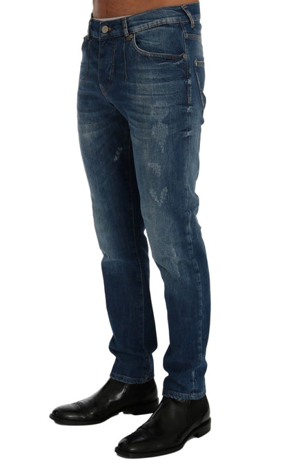  - Chic Slim Fit Blue Wash Jeans