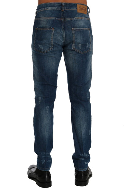  - Chic Slim Fit Blue Wash Jeans