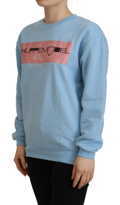  - Elegant Light Blue Long Sleeve Sweater