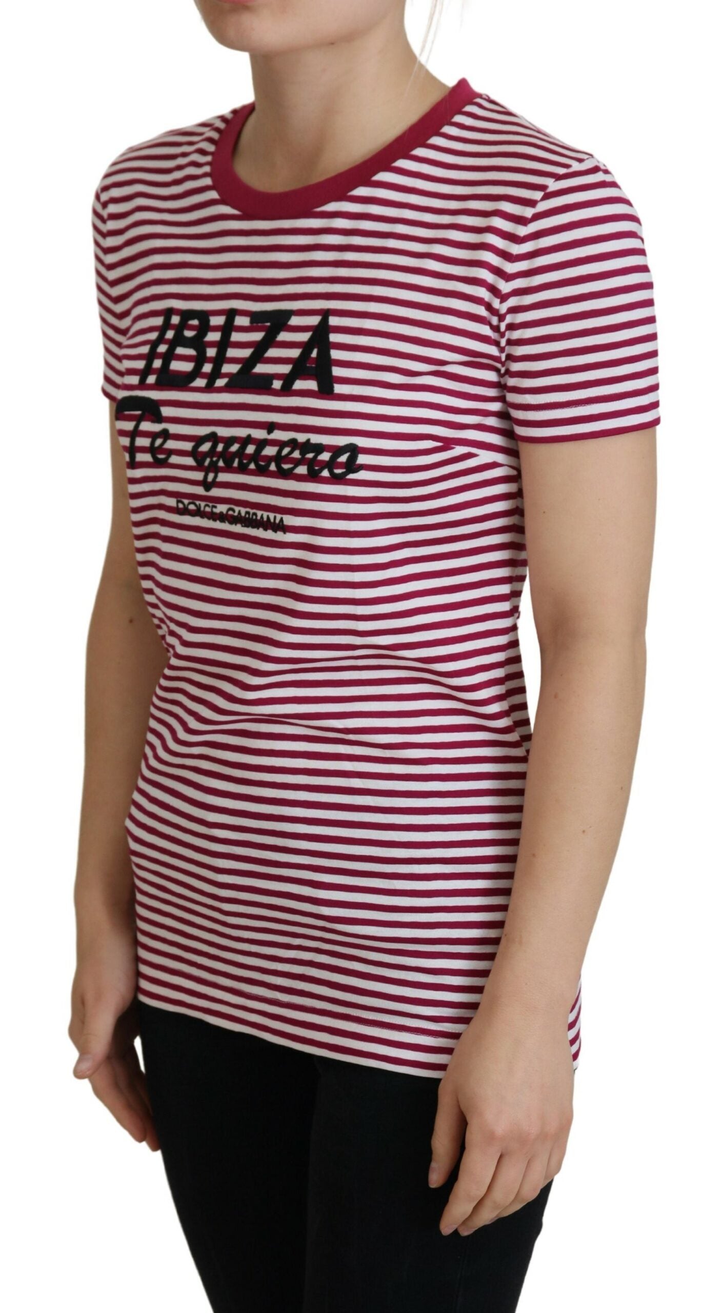  - Exclusive Striped Ibiza Crew Neck Tee