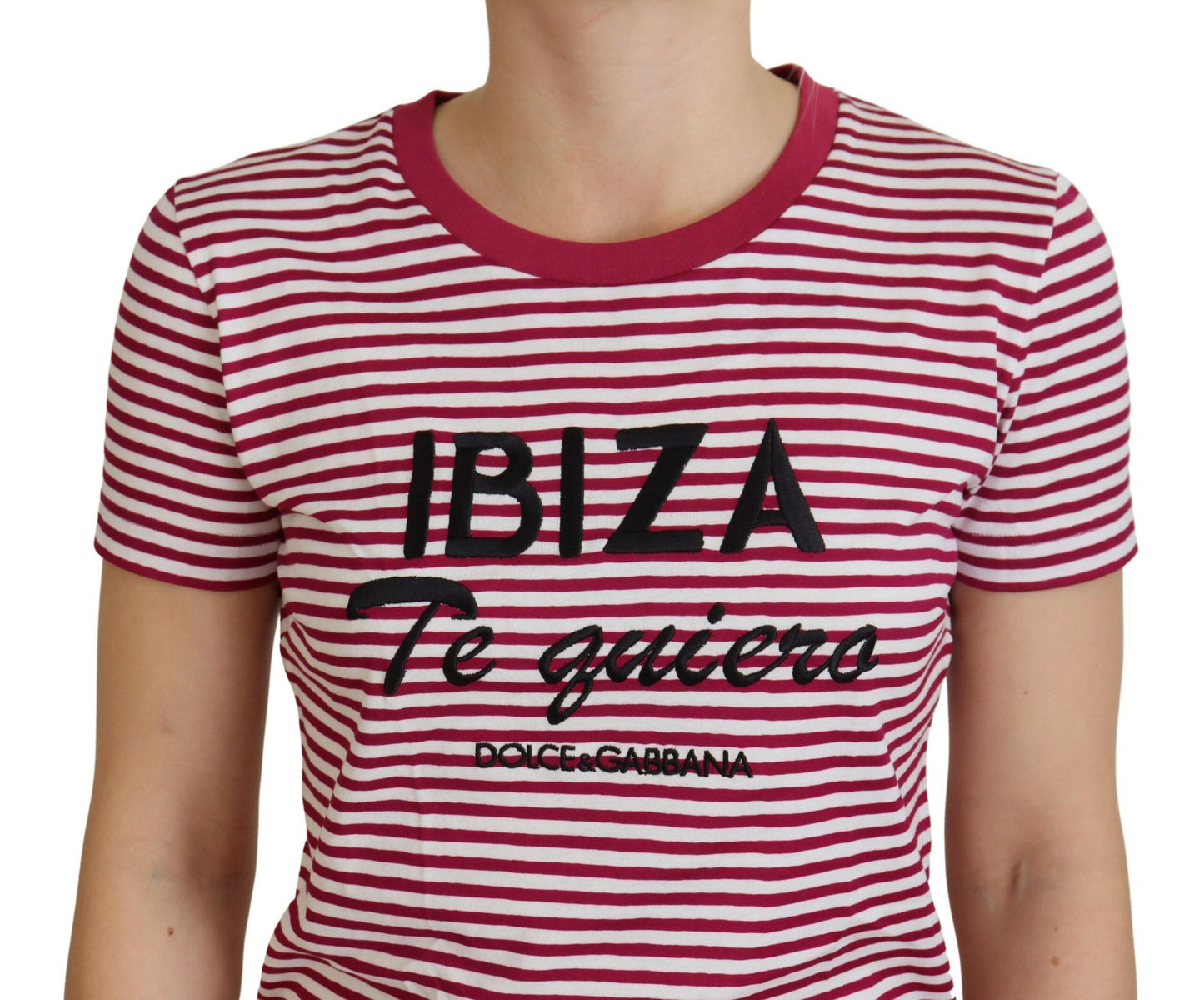  - Exclusive Striped Ibiza Crew Neck Tee