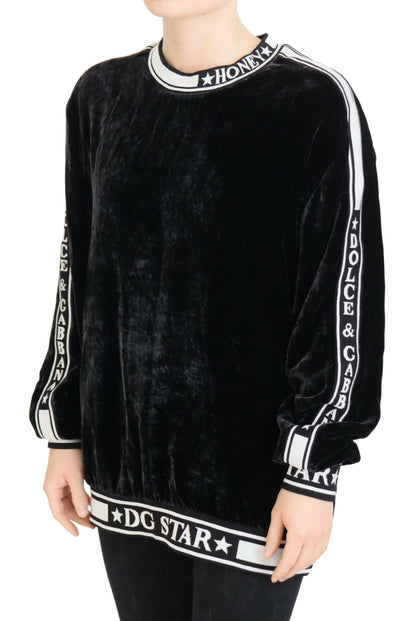  - Elegant Silk Blend Velvet Sweater