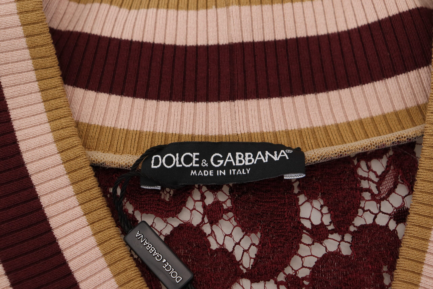  - Multicolor V-Neck Pullover Sweater
