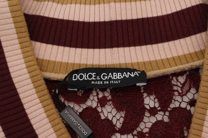  - Multicolor V-Neck Pullover Sweater