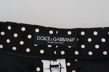  - Elegant High-Waist Polka Dot Pants