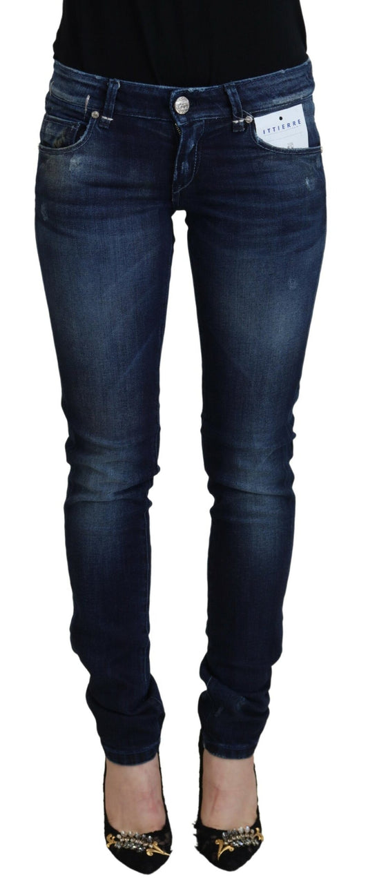  - Chic Skinny Low Waist Denim Pants