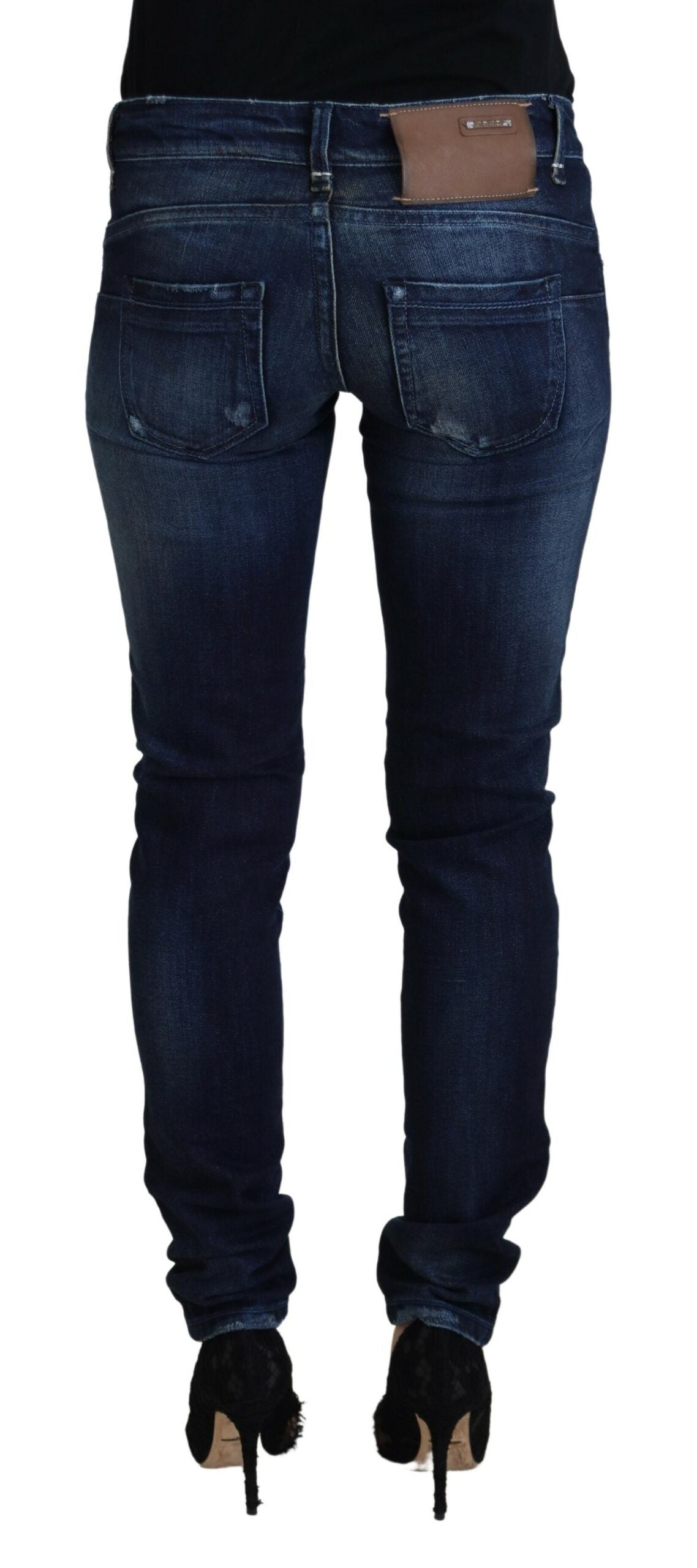  - Chic Skinny Low Waist Denim Pants