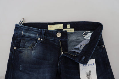  - Chic Skinny Low Waist Denim Pants