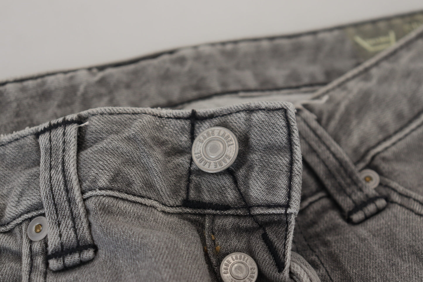  - Chic Low Waist Skinny Gray Jeans