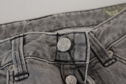  - Chic Low Waist Skinny Gray Jeans