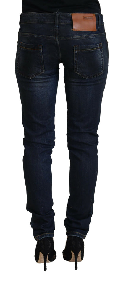  - Chic Low Waist Skinny Denim Pants