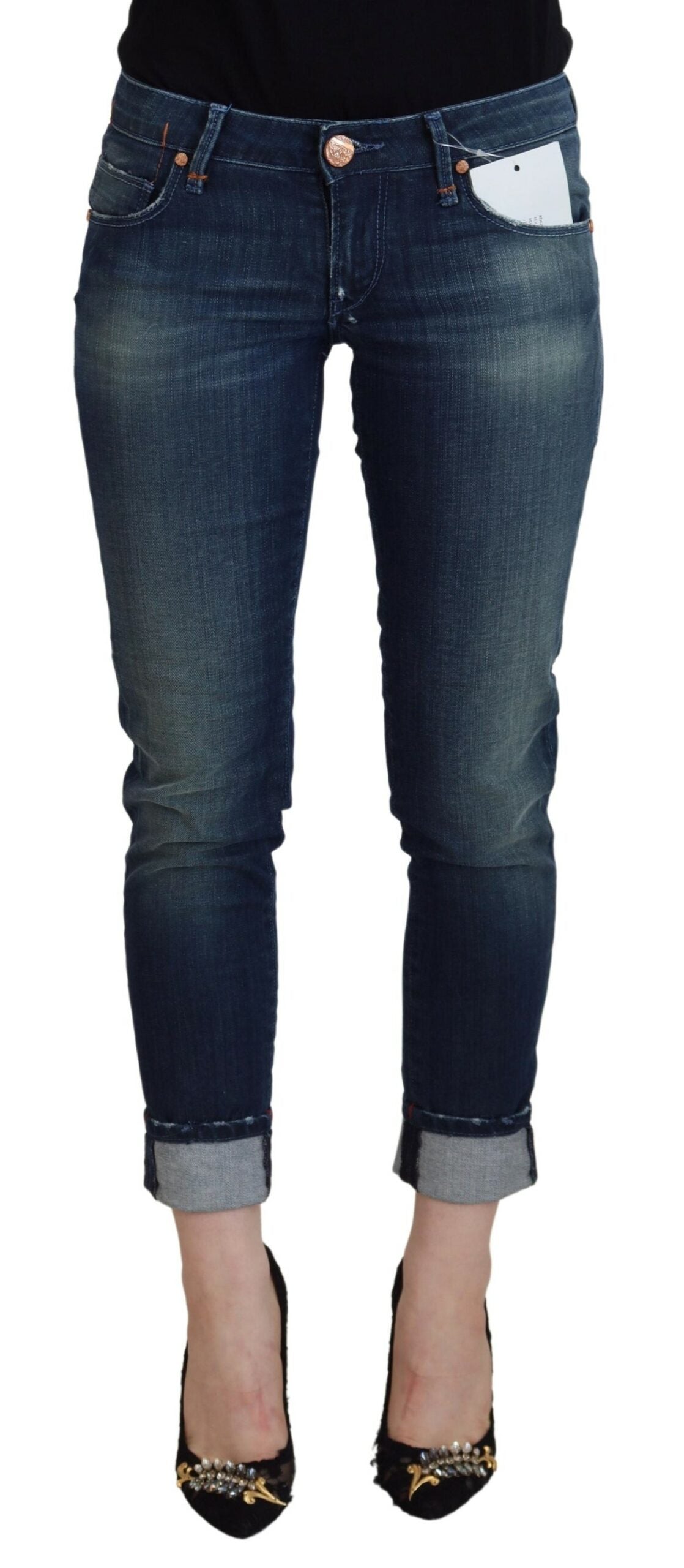  - Chic Low Waist Slim Fit Jeans