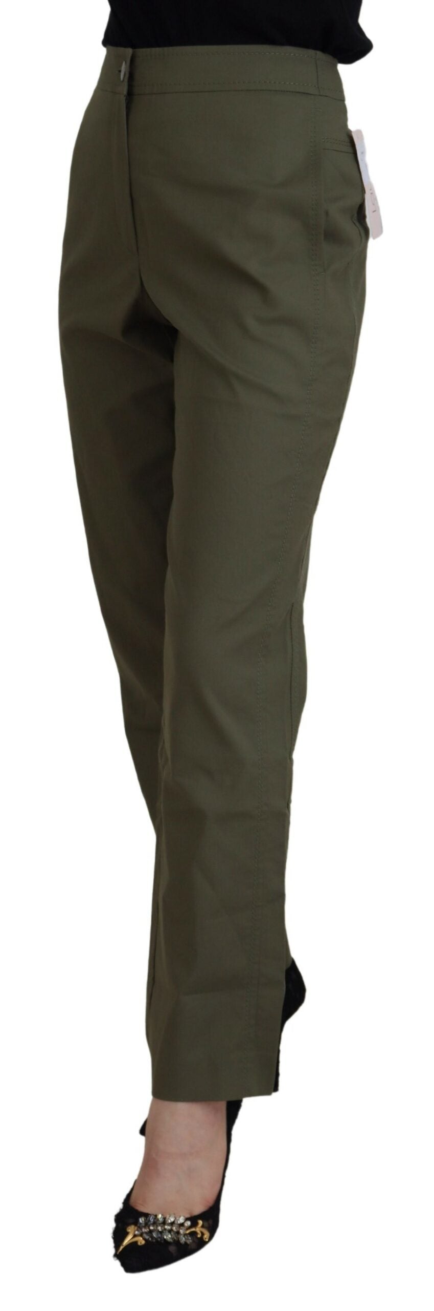  - Elegant Tapered Green Pants - Chic Everyday Wear