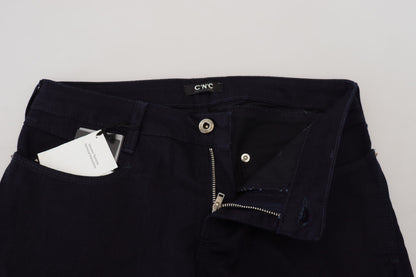  - Chic Black Low Waist Denim Skinny Jeans