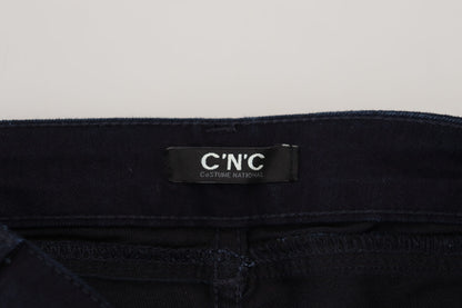  - Chic Black Low Waist Denim Skinny Jeans