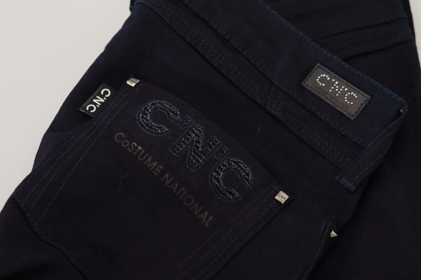  - Chic Black Low Waist Denim Skinny Jeans