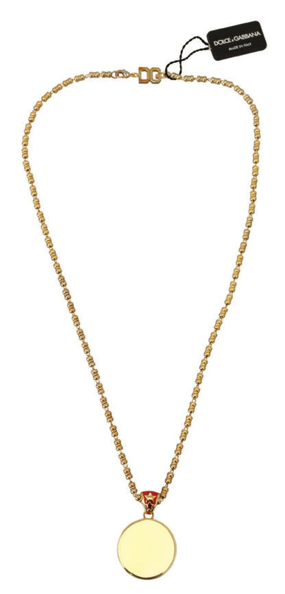  - Elegant Gold Charm Chain Necklace