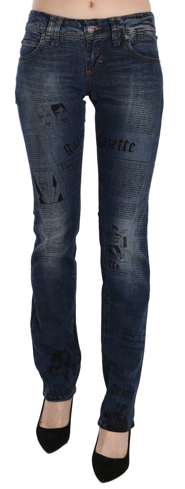  - Chic Blue Gazette Skinny Denim