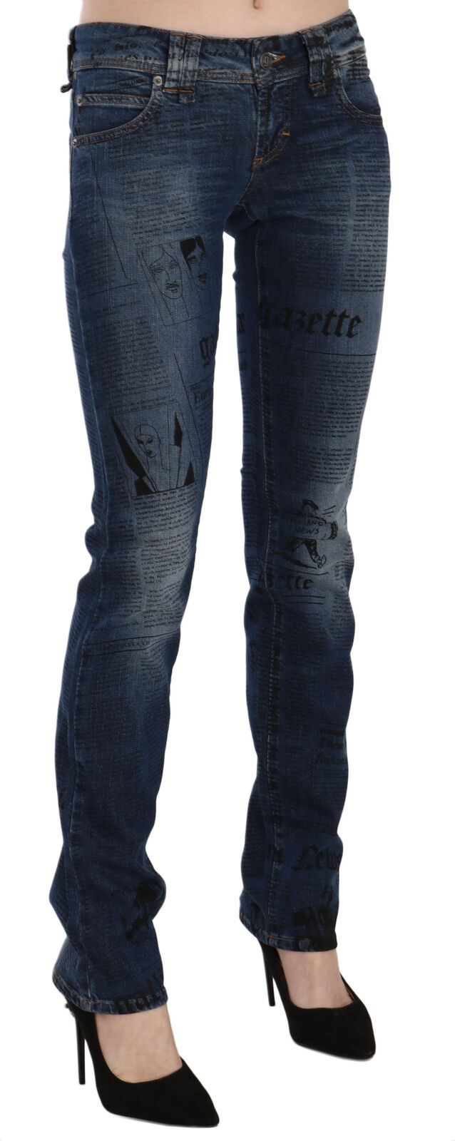  - Chic Blue Gazette Skinny Denim