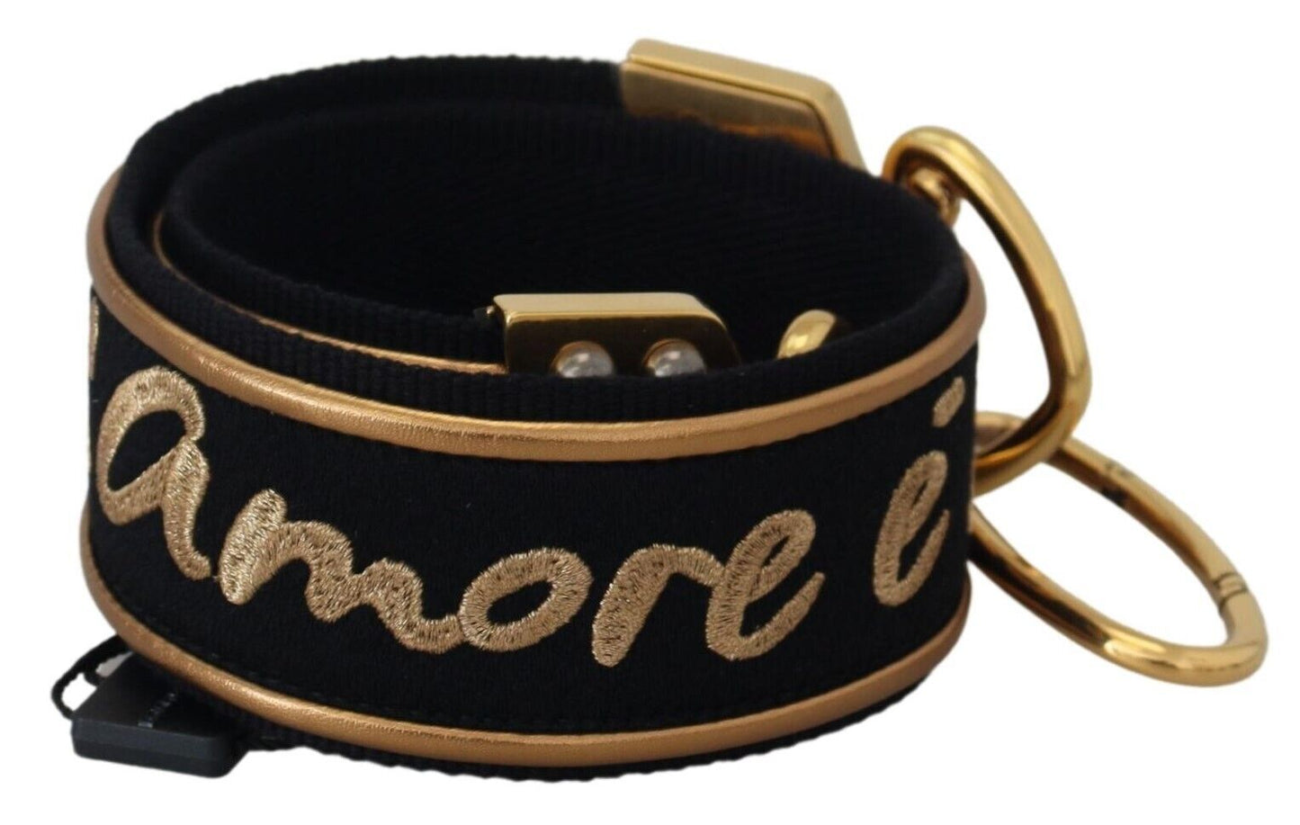  - Elegant Gold Black Shoulder Bag Strap