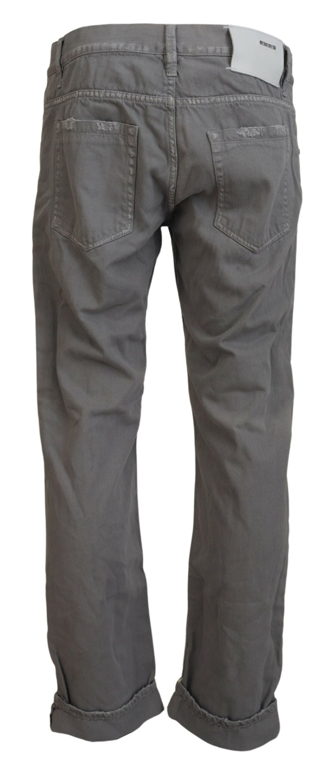  - Sleek Regular Denim Gray Jeans