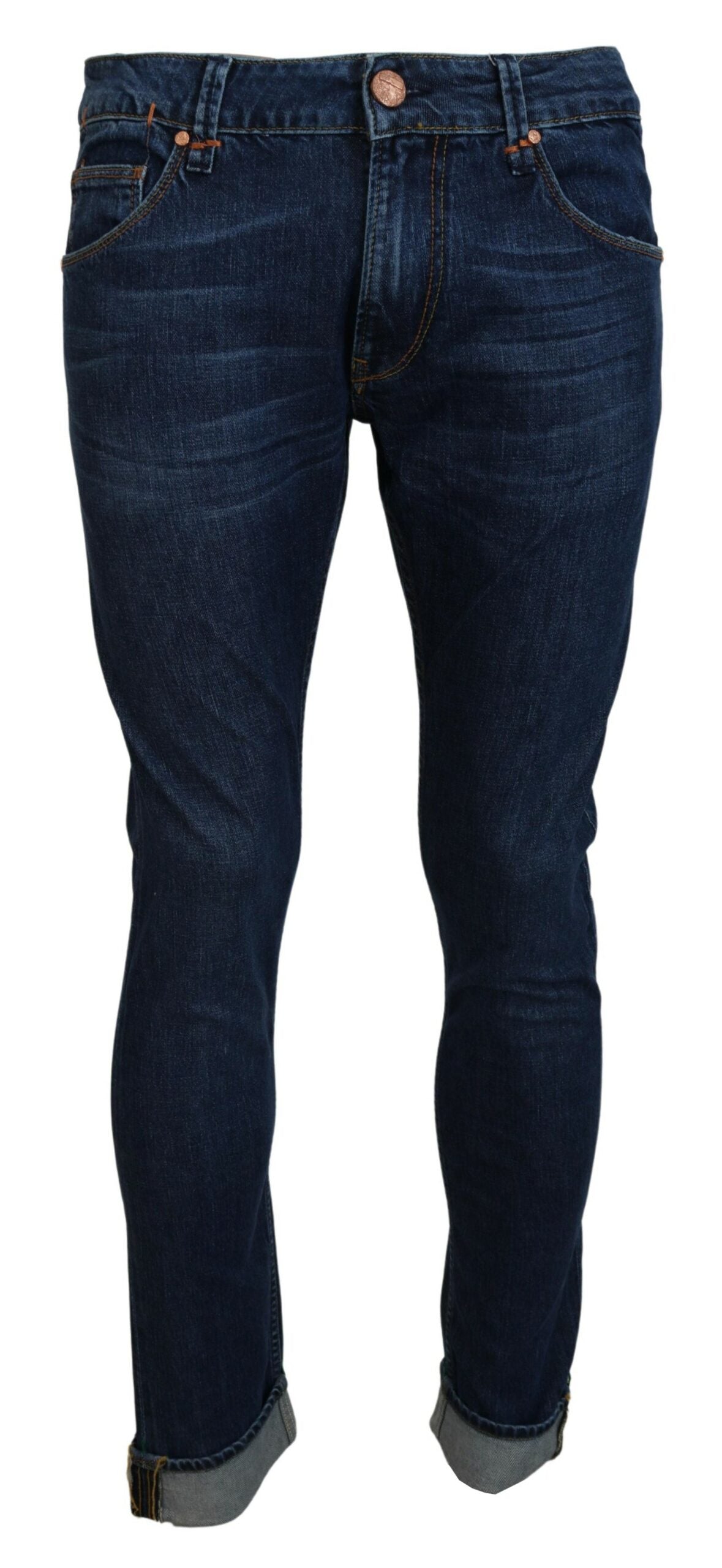  - Exquisite Tapered Italian Denim in Blue