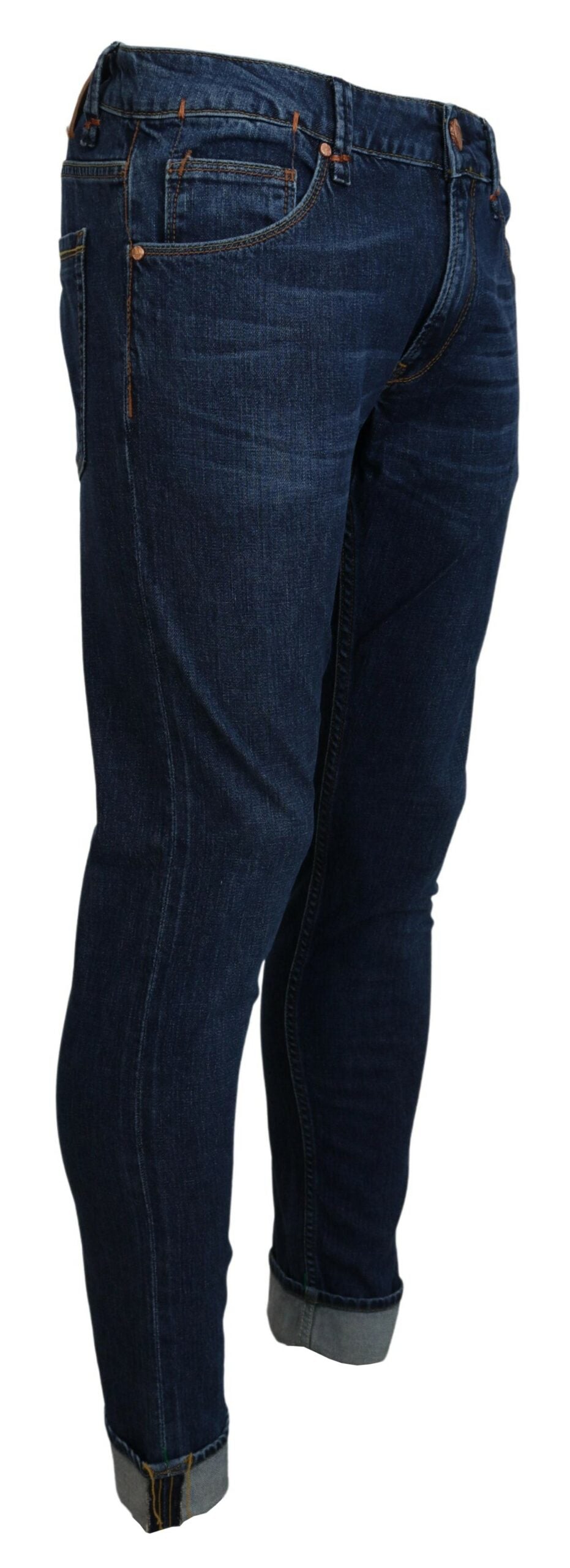  - Exquisite Tapered Italian Denim in Blue