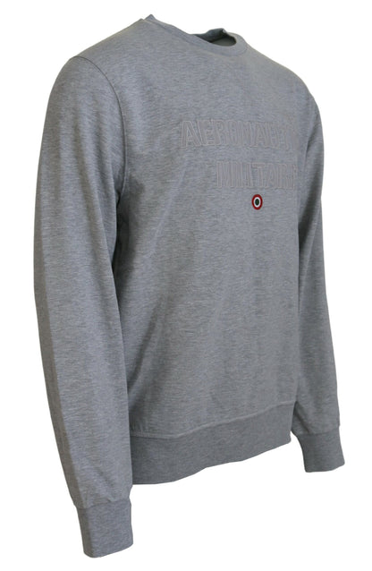  - Elegant Gray Pullover Sweater