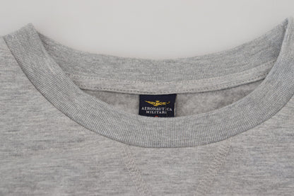  - Elegant Gray Pullover Sweater