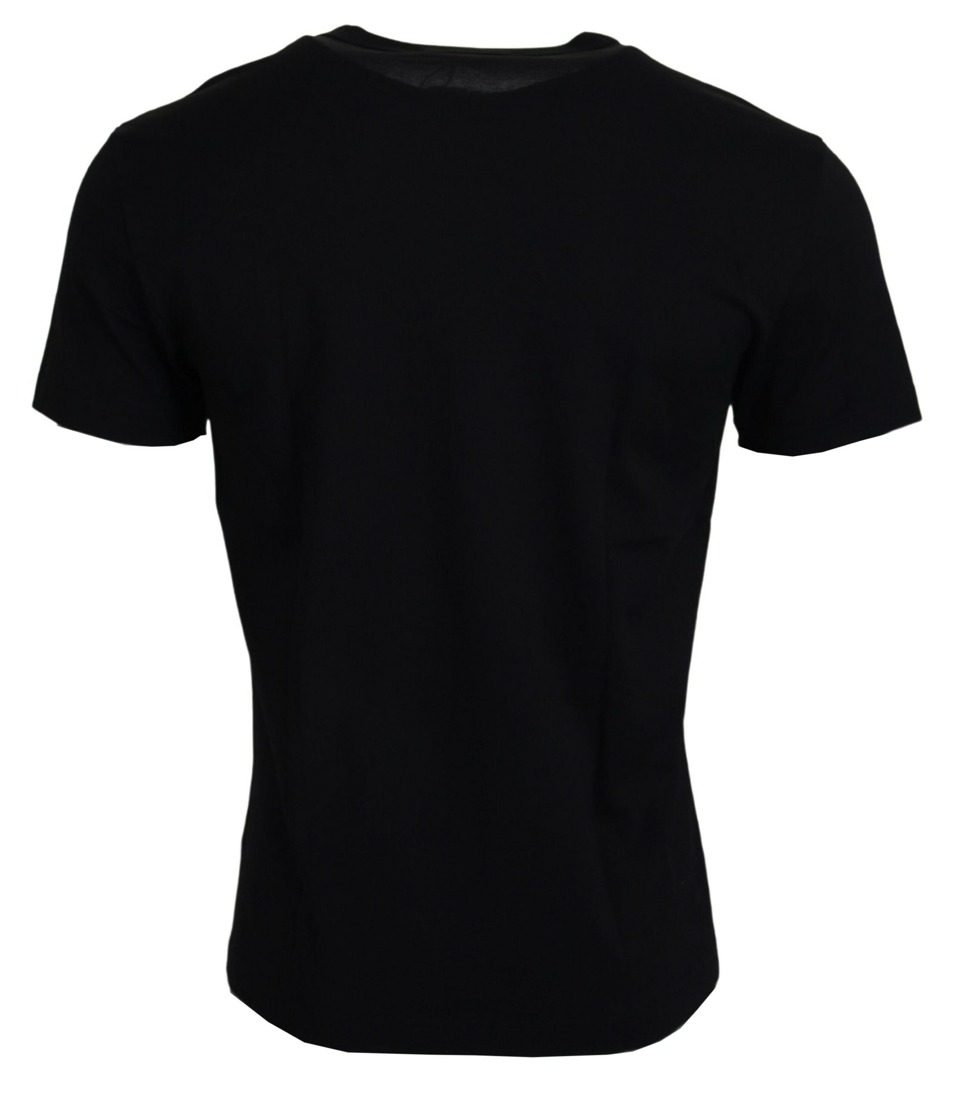Dolce & Gabbana Chic Black Cotton Tee for Men