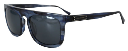  - Elegant Blue Acetate Sunglasses