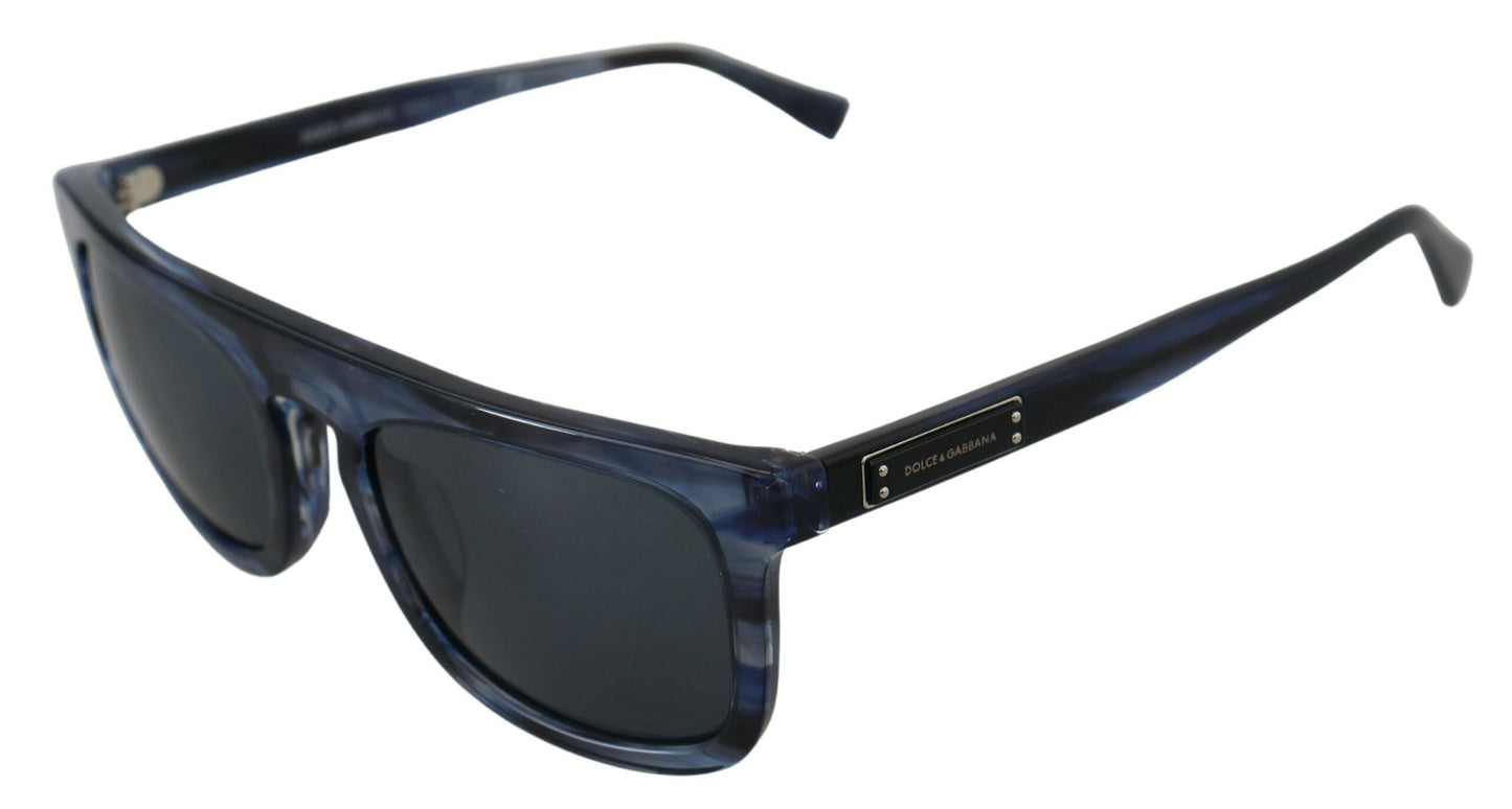  - Elegant Blue Acetate Sunglasses