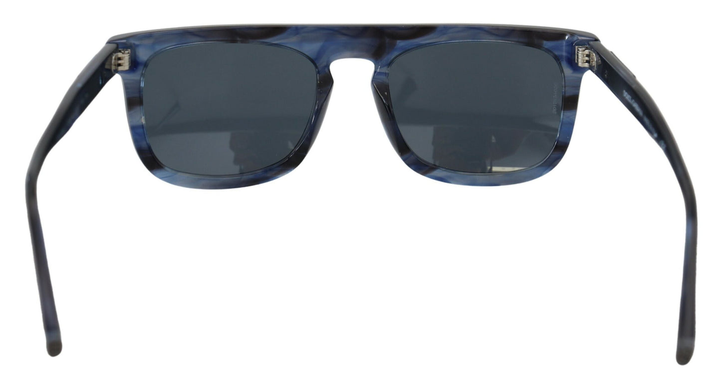  - Elegant Blue Acetate Sunglasses