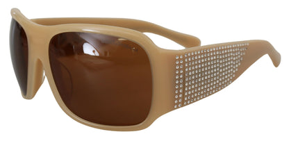  - Elegant Cream Swarovski Sunglasses