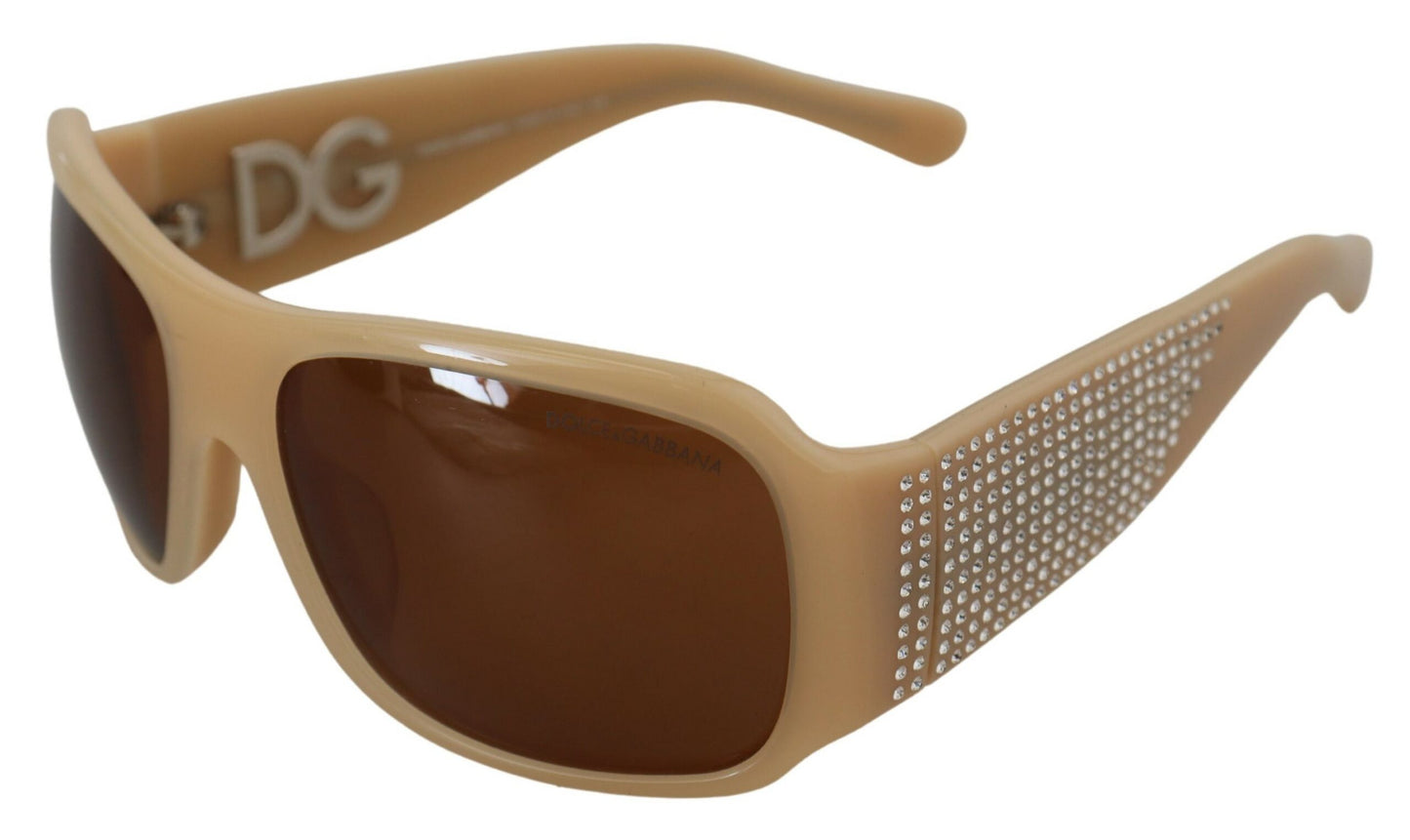  - Elegant Cream Swarovski Sunglasses