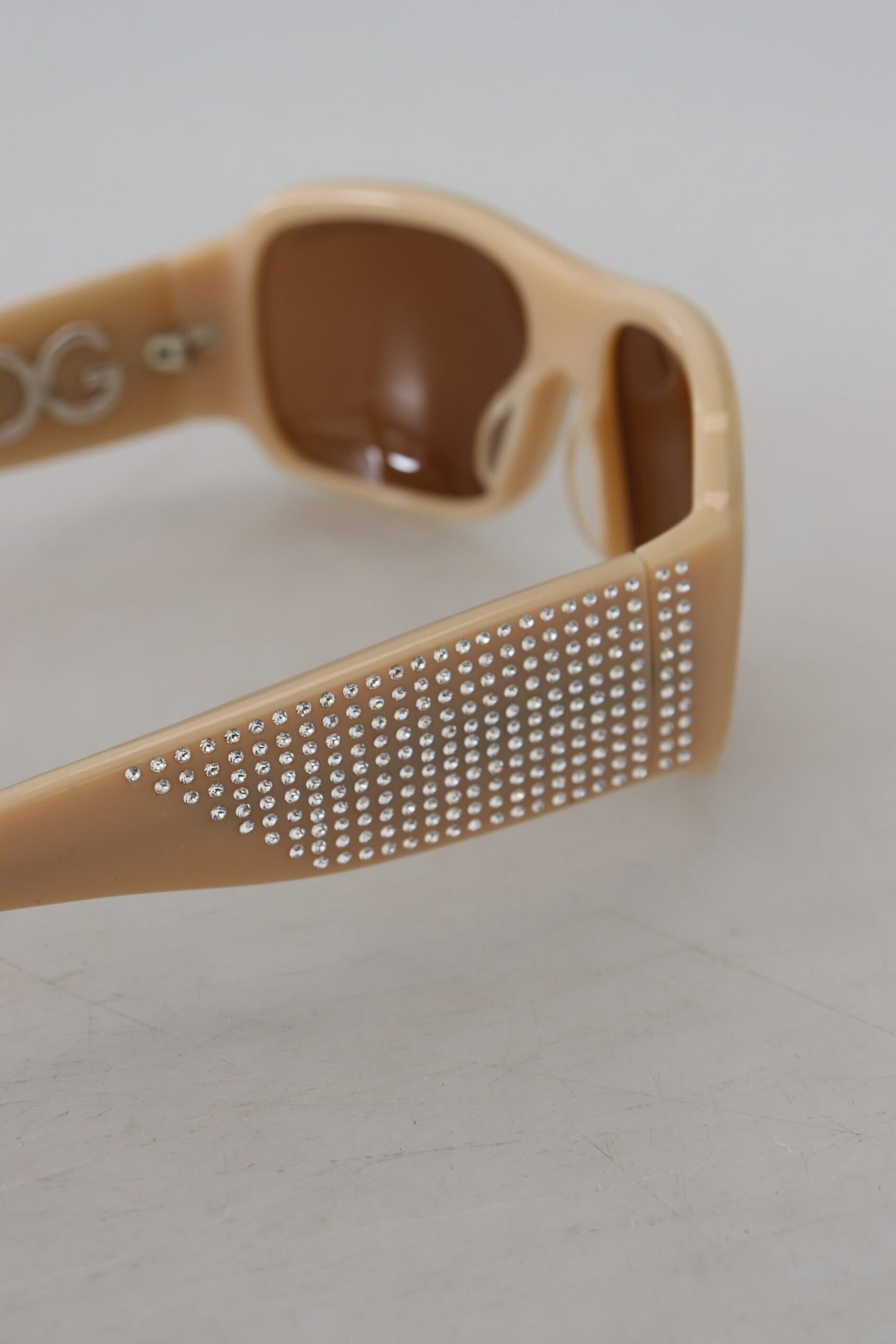  - Elegant Cream Swarovski Sunglasses