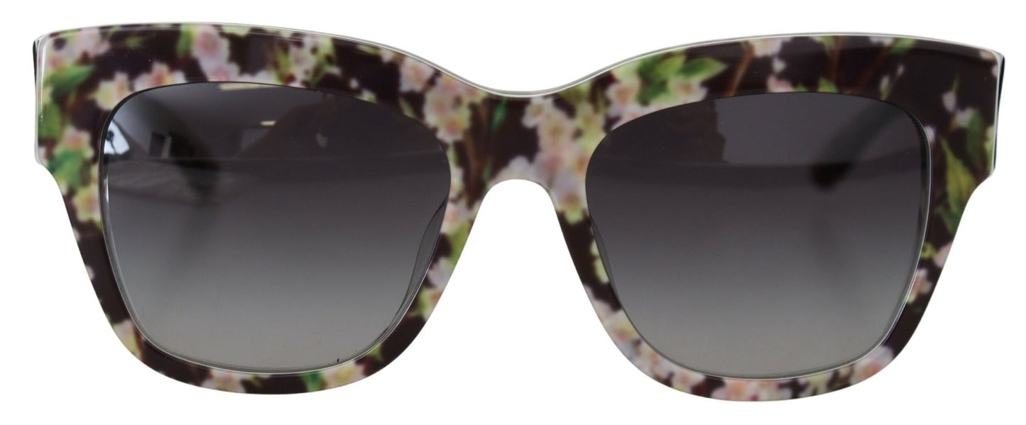  - Elegant Black Multicolor Gradient Sunglasses