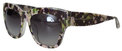  - Elegant Black Multicolor Gradient Sunglasses