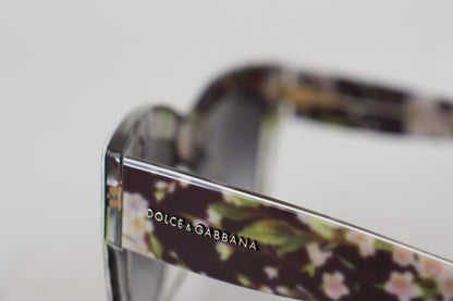  - Elegant Black Multicolor Gradient Sunglasses