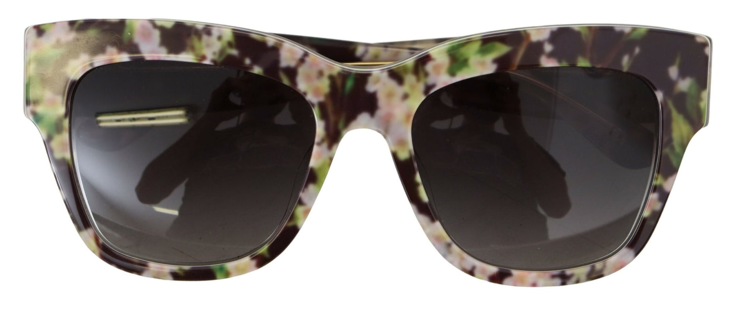  - Elegant Black Multicolor Gradient Sunglasses