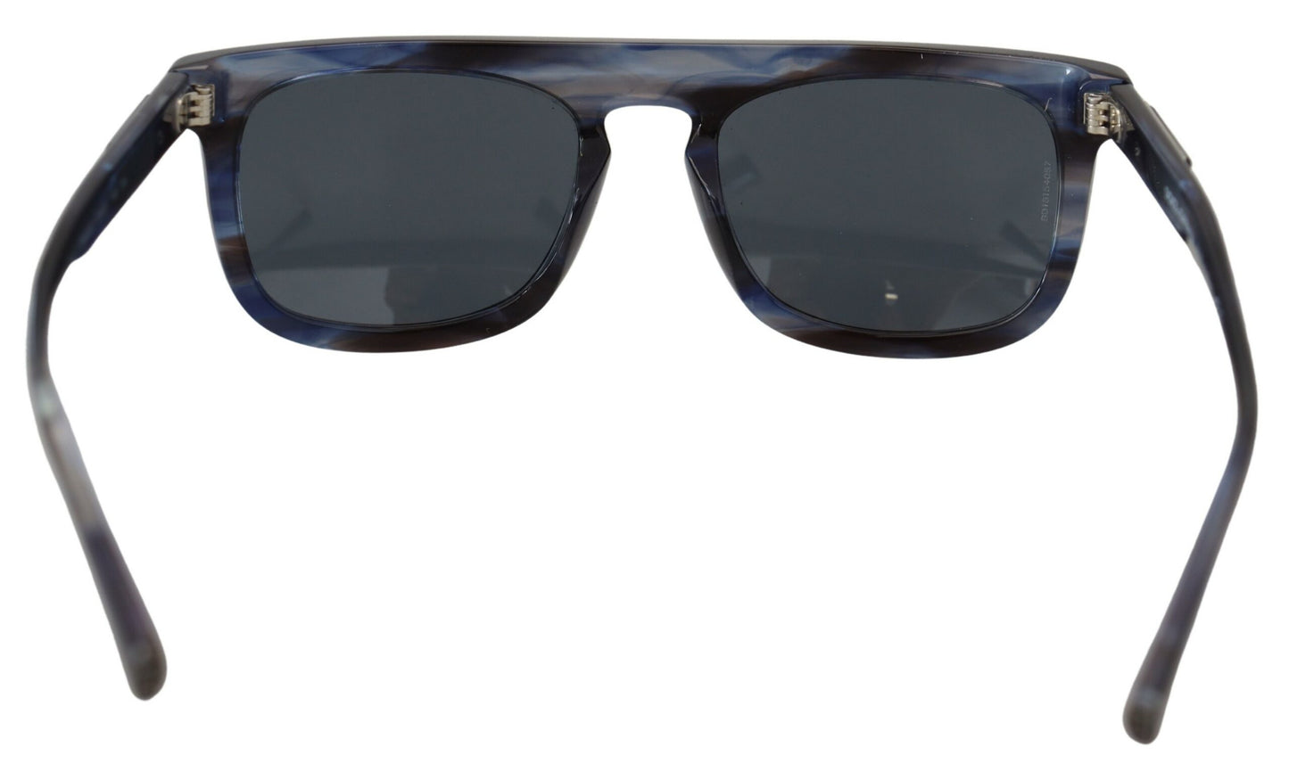  - Elegant Blue Acetate Sunglasses for Women