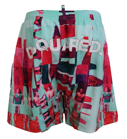  - Multicolor Printed Swim Shorts Boxer