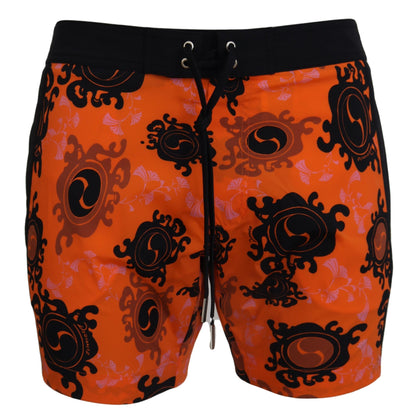  - Chic Orange Swim Shorts Boxer for Men