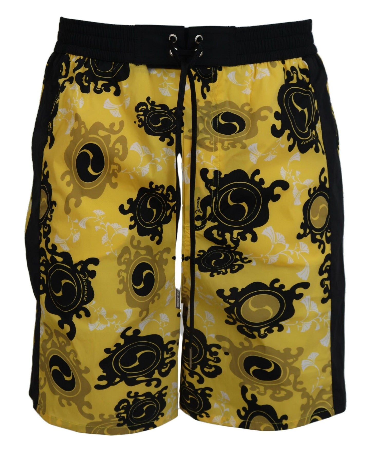  - Yellow Block Print Swim Shorts Boxer