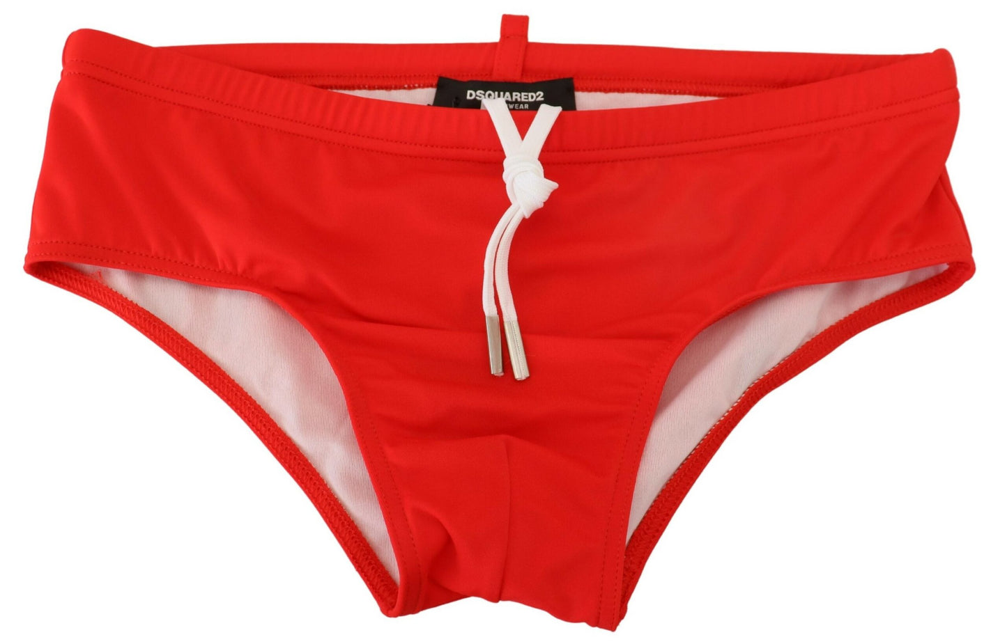  - Red ICON Print Swim Briefs