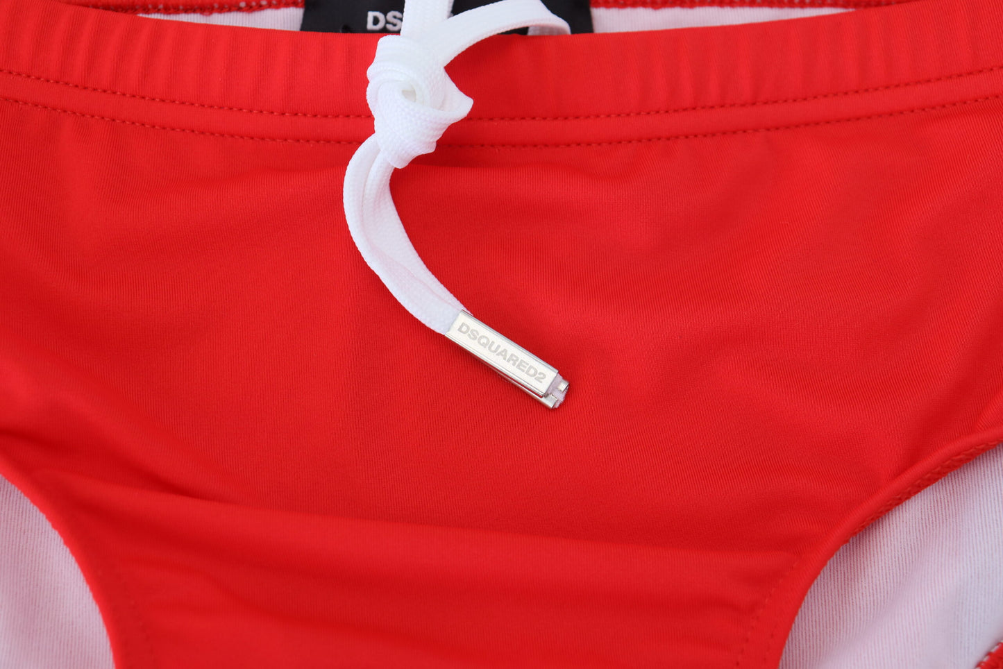  - Red ICON Print Swim Briefs