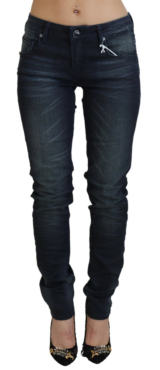  - Chic Low Waist Slim Fit Denim Jeans