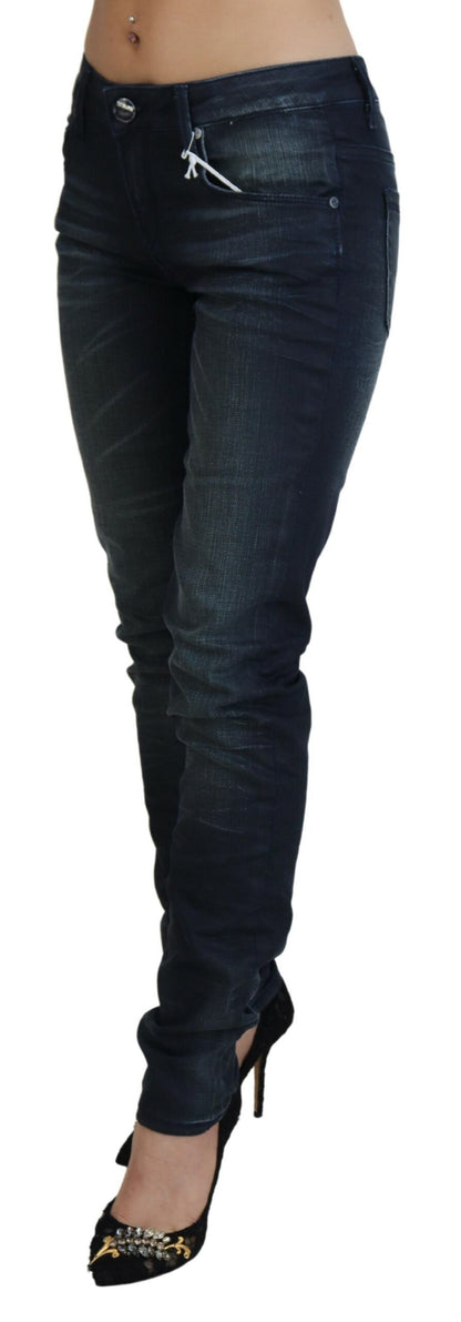  - Chic Low Waist Slim Fit Denim Jeans