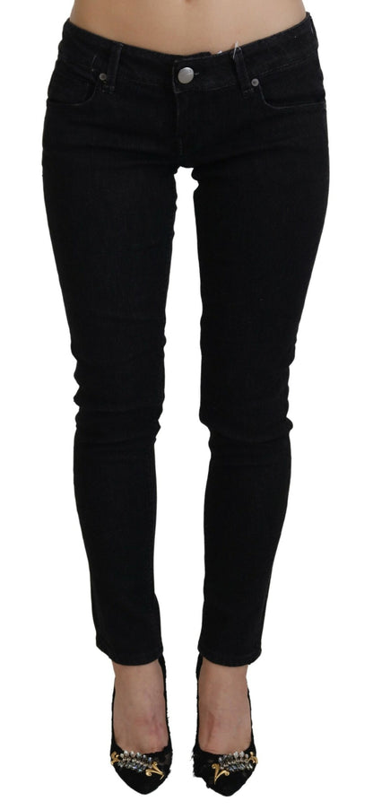  - Sleek Cotton Slim Fit Denim In Black