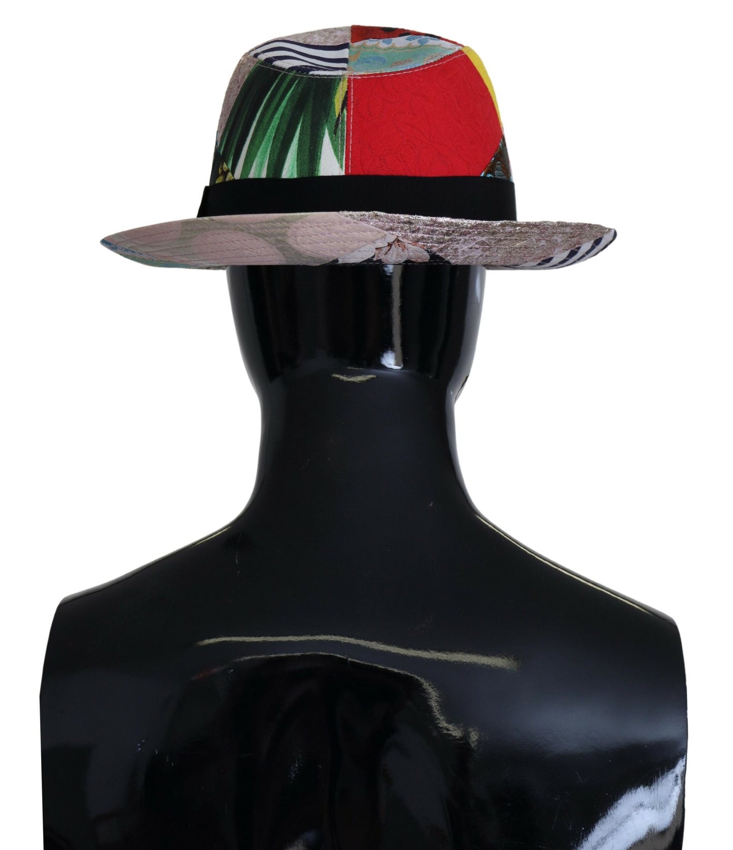 Dolce & Gabbana Multicolor Patchwork Fedora Hat
